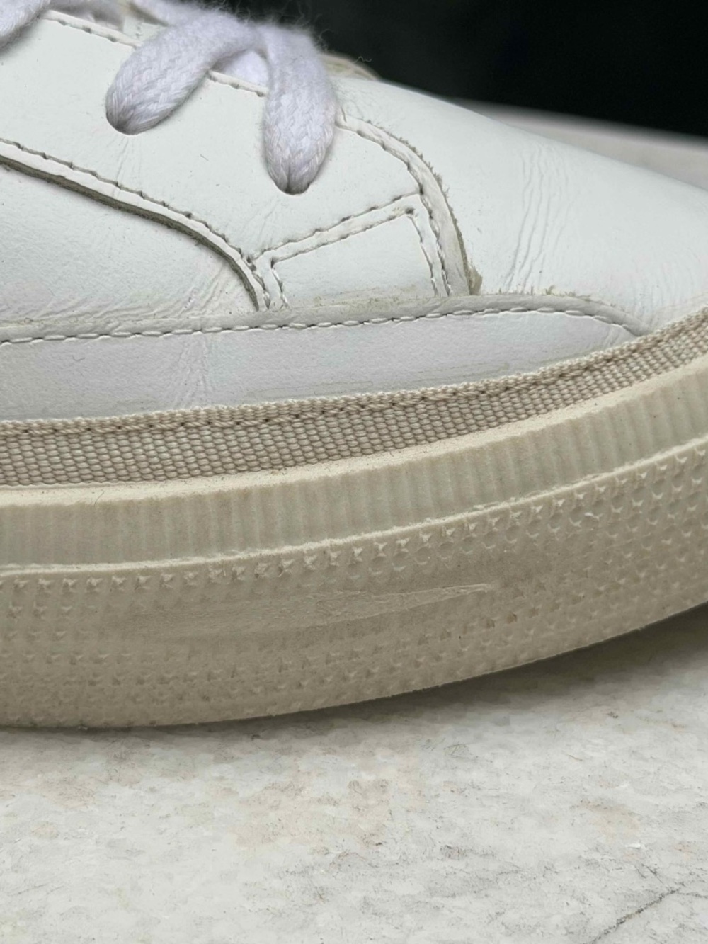 Golden Goose May Women's Leather Sneakers, Size 37 Resort Luxe Casual - Picture 9 of 14